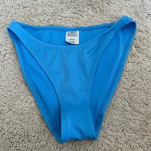 Solid Blue Bikini Bottom